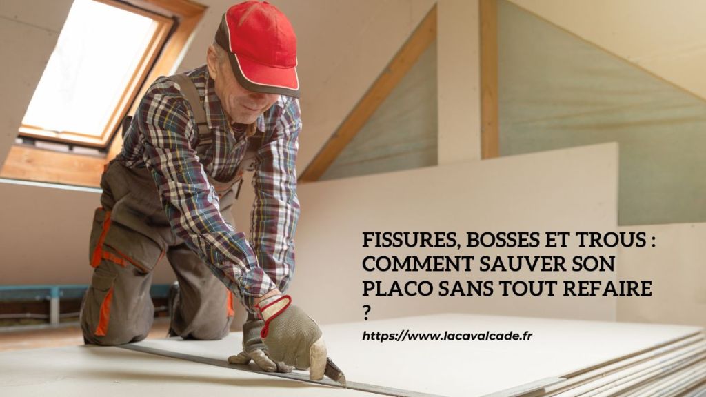 Fissures, bosses et trous : comment sauver son placo sans tout refaire ?