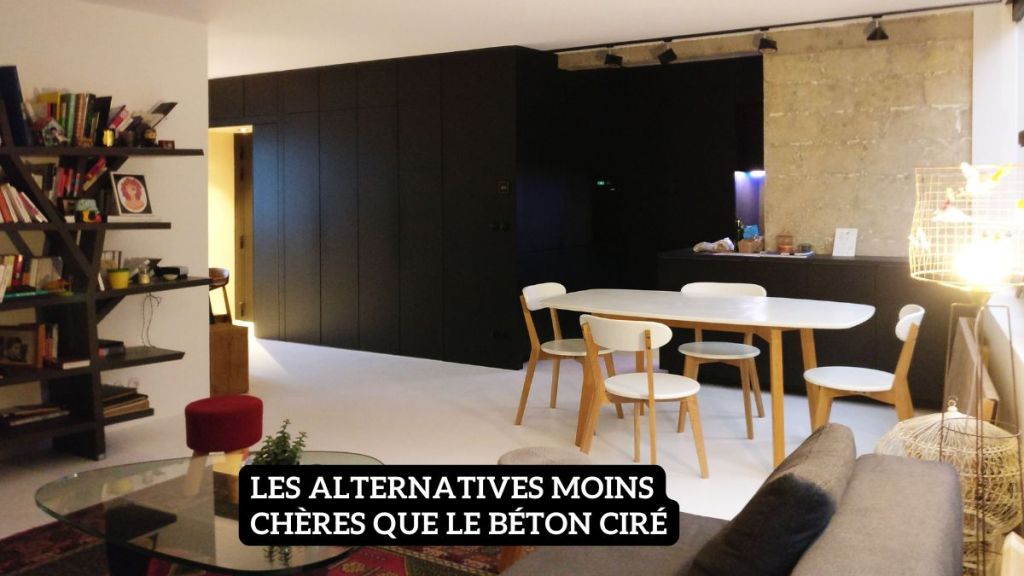 Les alternatives moins chères que le béton ciré