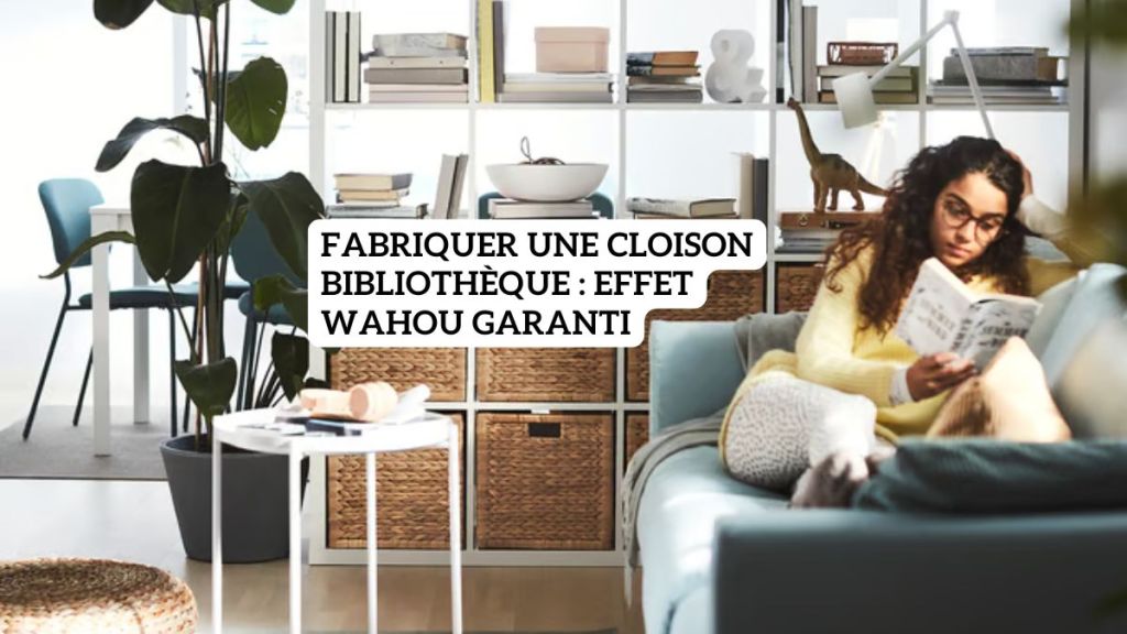 Fabriquer une cloison bibliothèque : effet wahou garanti