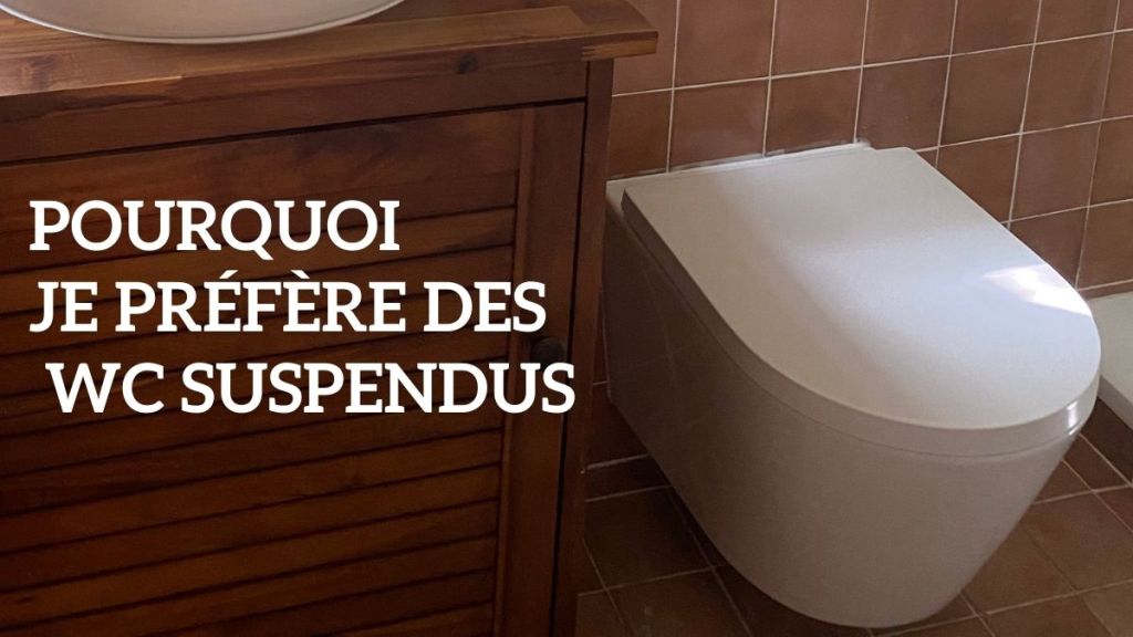 Pourquoi je préfère des WC suspendus&nbsp;(GEBERIT)