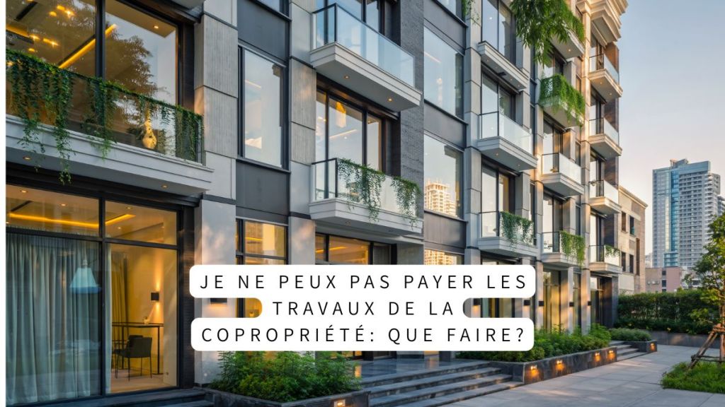 Je ne peux pas payer les travaux de la copropriété: que&nbsp;faire?