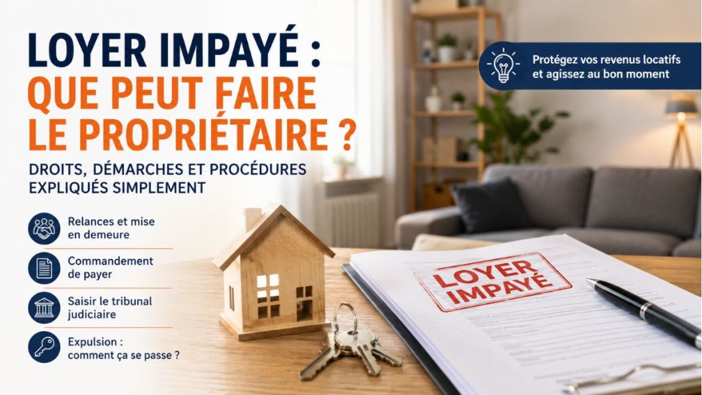 Propriétaire confronté à un locataire qui ne paie plus son loyer dans une location meublée.