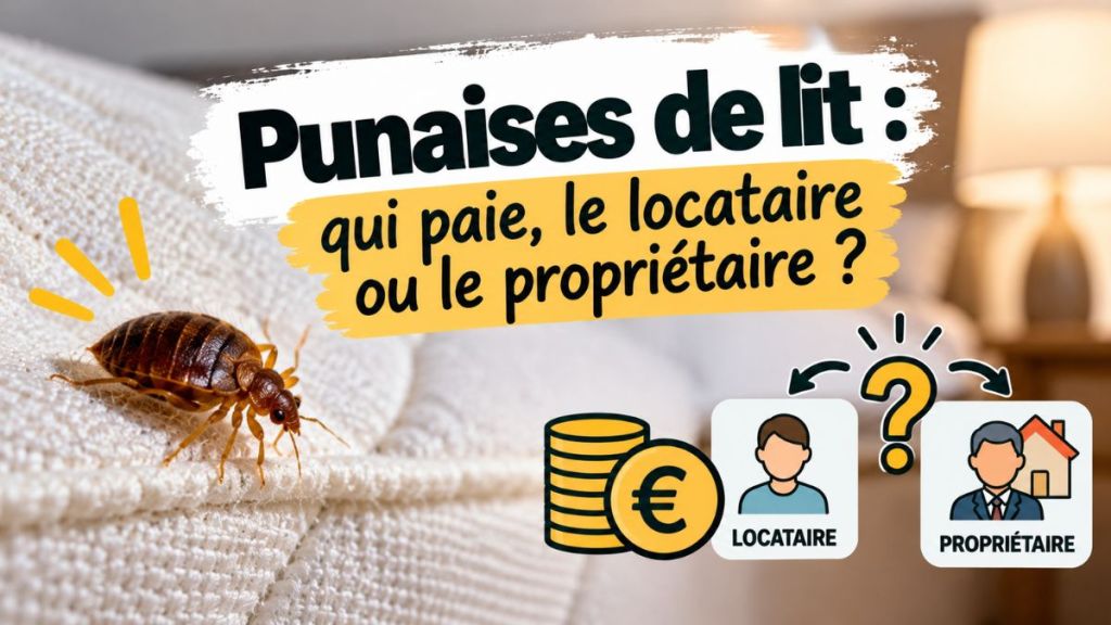 Punaises de lit : qui paie, le locataire ou le&nbsp;propriétaire
