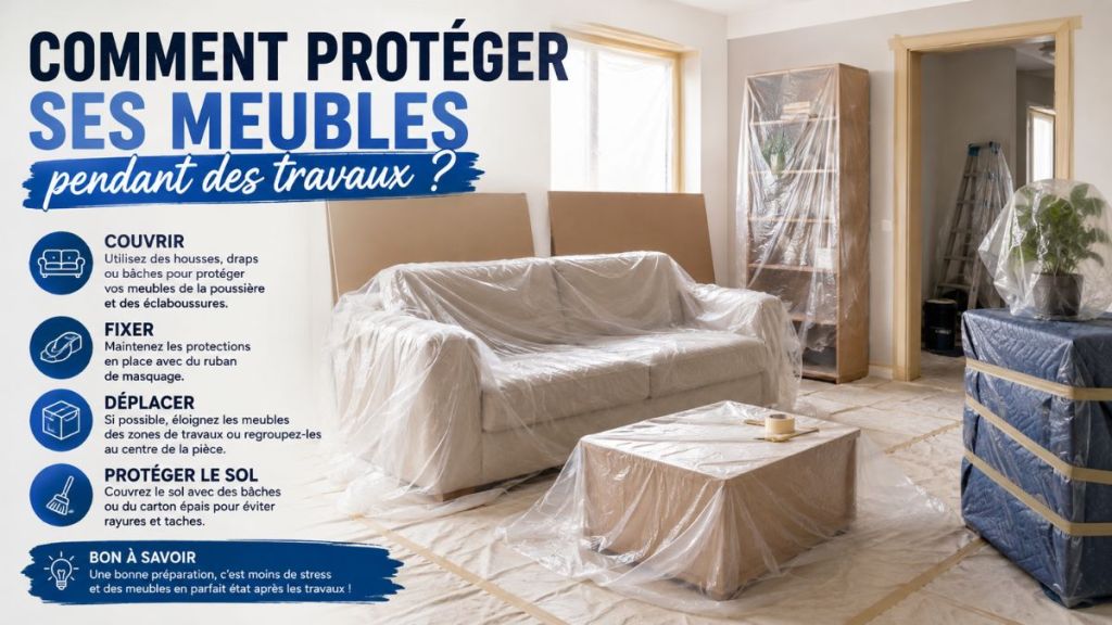 Comment protéger ses meubles pendant des travaux ?