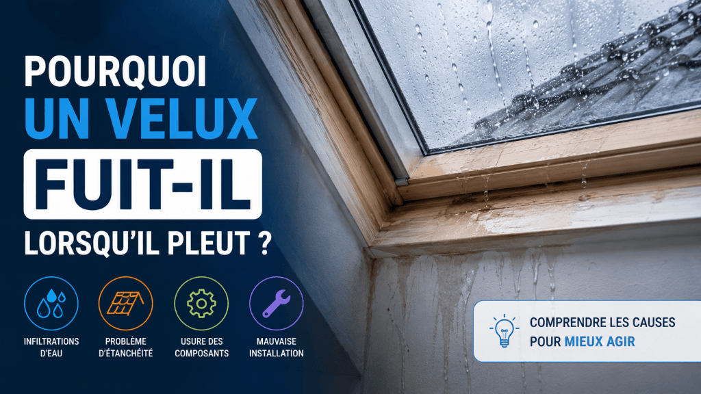 Pourquoi un Velux fuit-il lorsqu&rsquo;il pleut&nbsp;?