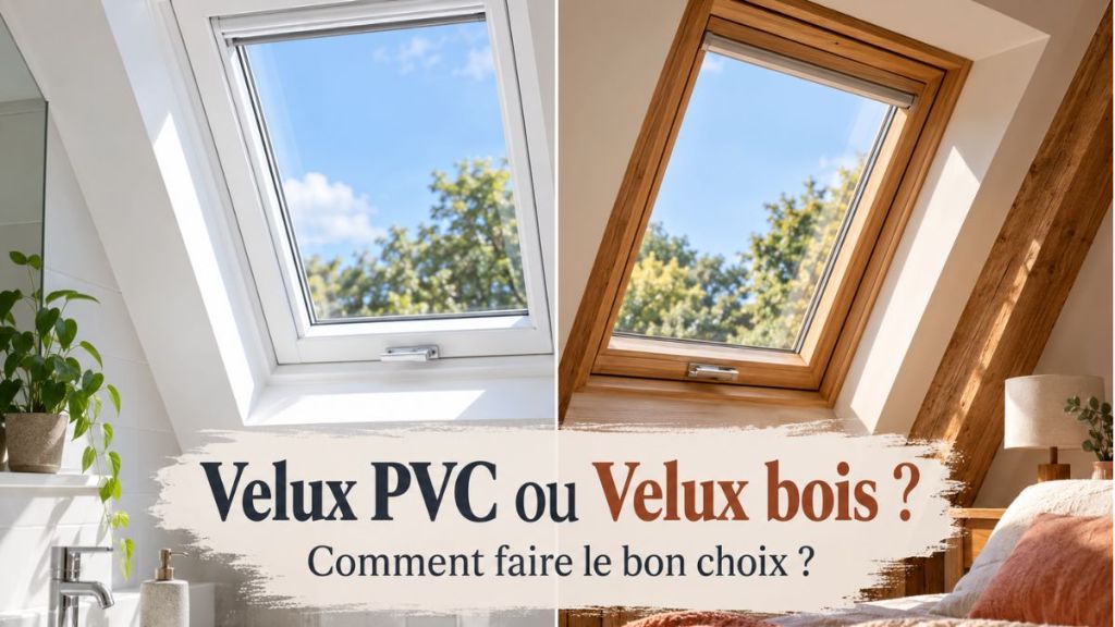 Comment choisir entre velux pvc et velux bois?